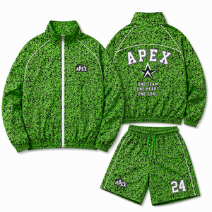ชุดเสื้อกันลมกันน้ำ ปักโลโก้ตามสั่ง พิมพ์ลายด้านหน้าด้านหลัง คุณภาพพรีเมียม แห้งเร็ว มีซิปกระเป๋า จัดส่งรวดเร็ว - Product Image 5
