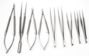 Surgical Stainless Steel Basic Micro Hand Surgery Instruments Set Micro <b>Needle</b> Holder Dissecting Scissors CE ISO Instruments - Product Image 5