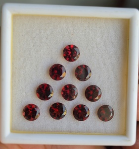 Granate Rojo Natural, Grado AAA, Certificado IGI, Gema Suelta Tallada, Venta al por Mayor, Piedra de Nacimiento de Enero, Calibrada de 1mm-8mm - Product Image 1