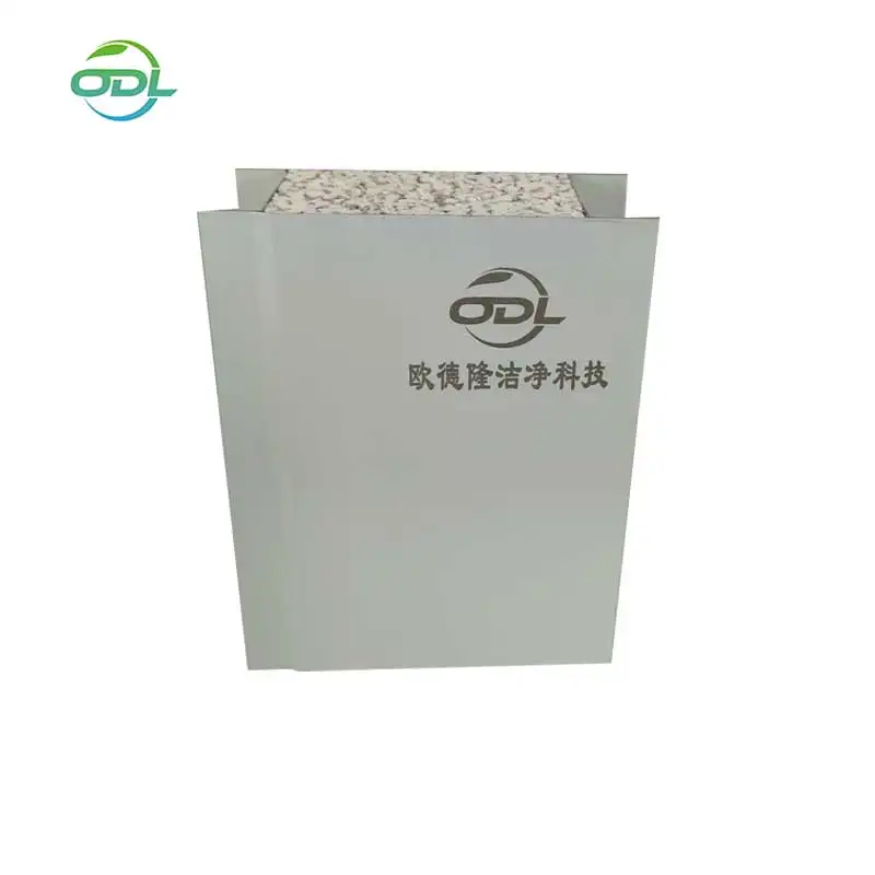 GMP Cleanroom Cold Room Sandwich Panels House Fumed Silica Rock Sandwich Boards Vacuum Insulation Silica Sandwich Panel for Wall