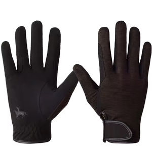 Guantes de equitación de cuero genuino personalizados, antidesgarros, transpirables, ajuste delgado para motocicleta y ciclismo - Product Image 6