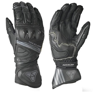 Gants de moto chauds pour homme, en polyester, à doigts entiers, compatibles écran tactile, pour la course moto, avec faible MOQ - Product Image 1