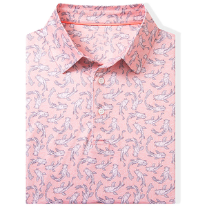 New Arrival 2026 Custom logo Pattern Stiff Collar <strong>Golf</strong> <strong>Shirts</strong> Lightweight Short <strong>Sleeve</strong> Moisture Wicking Dry Fit <strong>Golf</strong> Polo <strong>Shirt</strong> - Product Image 1