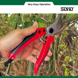 กรรไกรตัดแต่งกิ่ง SONO G6069 แบบพกพาสำหรับคนถนัดขวา  วัสดุคาร์บอนสตีลและอะลูมิเนียมอัลลอยด์  ชุบโครเมียม  ด้ามจับกันลื่น TPR - Product Image 3