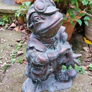 Artisanat en bronze antique grandeur nature Mr. Sculpture de tortue, décoration de jardin, figurine, prix d'usine - Product Image 1