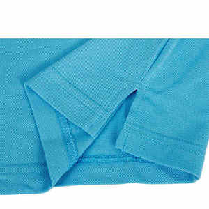 <b>Women</b> Short Sleeve Polo <b>Shirt</b> Solid Color Contrast Collar <b>Button</b> <b>Up</b> Casual Knitted Top Custom Logo - Product Image 3
