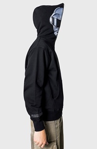 Sweat à capuche zippé en coton premium pour homme, style streetwear oversize, fournisseur de sweats à capuche - Product Image 5