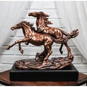 Sculpture en fer artisanale tendance pour la décoration artistique des maisons de luxe contemporaines dans le monde entier - Bronze - Product Image 4