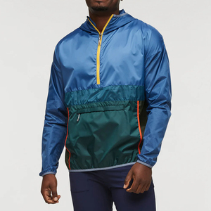 Veste coupe-vent imperméable pour homme, best-seller, fabriquée au Pakistan, logo personnalisé, col montant avec fermeture éclair, pour usage extérieur - Product Image 2