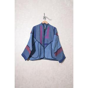 เสื้อแจ็คเก็ตผ้าฝ้ายอินเดียงานแฮนด์เมดสไตล์วินเทจโบโฮสำหรับผู้หญิง เสื้อคลุมฤดูหนาวสไตล์ชาติพันธุ์ - Product Image 2