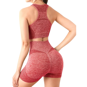Seamless Plus Size High <b>Waist</b> <b>Leggings</b> Yoga Set Sports Bra Breathable Fitness Wear 5-Piece ActiveFlex MotionPro - Product Image 1