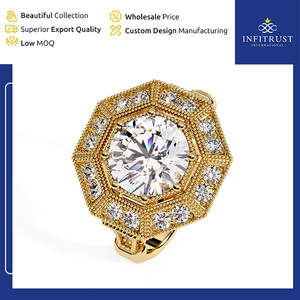 Huge Demanded Best in Selling Genuine Quality Excellent VVS Clarity Handcrafted 925 Sterling <b>Silver</b> <b>Solitaire</b> Diamond <b>Rings</b> - Product Image 3