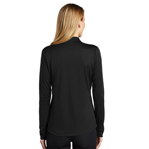 Polyester/Cotton Women Casual Breathable Performance Moisture Wicking Golf for <b>Shirt</b> Long Sleeve Black OEM Wholesale Service - Product Image 2