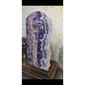 Vente en gros de pierres précieuses naturelles élégantes CHEVRON AMETHYST, formes libres, artisanat en cristal, pierres de thérapie, cadeaux d'affaires, décoration intérieure - Product Image 2
