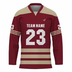 Maillot de hockey sur glace en polyester à marque privée, best-seller, léger - Product Image 1