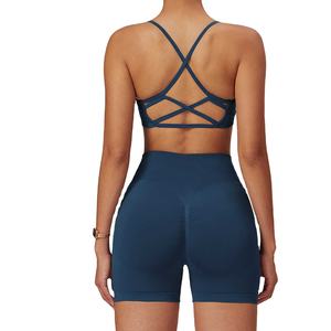 Shorts de Yoga Sin Costuras para Mujer, Shorts Deportivos con Cintura Alta y Efecto Scrunch, Ropa Deportiva para Mujer, Shorts de Gimnasio, Ropa Deportiva BY BS 2026 - Product Image 2