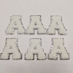 Parche de chenilla suave bordado decorativo para ropa, mochilas, sombreros, DIY, para coser o planchar - Product Image 6