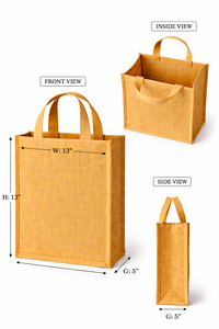 Wholesale Jute Tote <b>Bag</b> <b>Extra</b> <b>Large</b> Burlap <b>Gift</b> <b>Bag</b> Reusable Eco Friendly Shopping <b>Bag</b> Custom Logo - Product Image 3