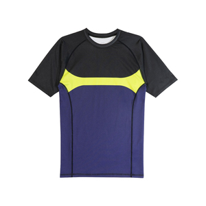 Camiseta de Compresión de Secado Rápido Negra para Hombre, Corte Regular, Top de Entrenamiento de MMA, Talla Adulto - Product Image 5