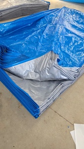 Rouleau de bâche en PE haute qualité, durable et robuste, stabilisé aux UV, résistant aux déchirures, imperméable, pour couvertures de camions - Product Image 1