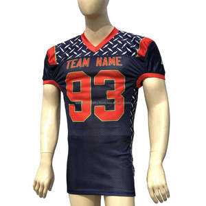 Dernier modèle d'uniforme de football américain respirant de haute qualité Vêtements d'extérieur personnalisables pour équipes sportives - Product Image 6