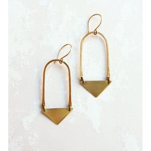 Bijoux de luxe écologiques haut de gamme, fabriqués à la main, modèle 1, en cuivre et laiton durables, pour les fêtes, design exclusif, cristal - Product Image 4