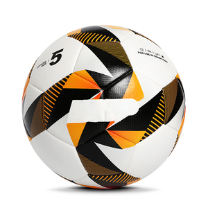 Ballon de football professionnel personnalisable en cuir durable avec logo personnalisé pour l'entraînement – Vente en gros - Product Image 2