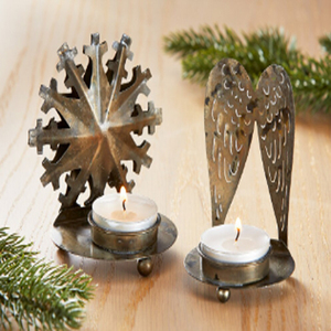 Snowflake <b>Tealight</b> <b>Holder</b> Antique Brass Gold Candle <b>Holder</b> for Christmas Set Christmas decoration & Gifting Candle Votive <b>Holder</b> - Product Image 3