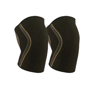 Customized Logo Nylon Knit <b>Knee</b> Support <b>Compression</b> Sleeve for Adult Sports Bodybuilding <b>Compression</b> Workout Gym Accessories - Product Image 3
