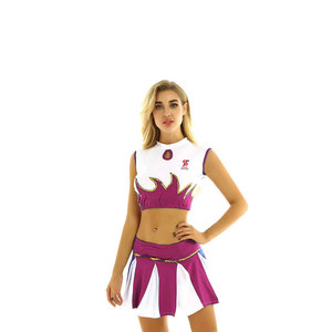 Nouvel arrivage Solid Trader : Matière douce au toucher, couleurs vives, ajustement parfait pour la danse, les événements sportifs et les uniformes de cheerleading. - Product Image 4
