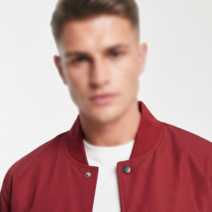 Men's Classic <b>Zip</b> <b>Up</b> Bomber Jackets Wholesale Fashion Streetwear Bomber Jacket Men Lightweight Casual Outerwear Bomber Jackets - Product Image 5
