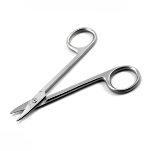 Ciseaux chirurgicaux dentaires manuels en acier inoxydable Crown Beebee pour couper les fils orthodontiques, approuvés CE ISO - Product Image 2