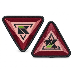 Parches de Sublimación a Todo Color, Etiquetas de Tela con Diseño Personalizado, Material Duradero, Impresión Detallada, Accesorios de Ropa OEM - Product Image 3