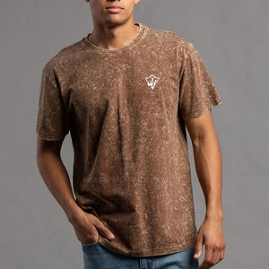 Camisetas para hombre con efecto deslavado, cómodas, de tela de algodón lavado, ideales para actividades al aire libre y looks urbanos. - Product Image 5