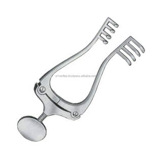 Rétracteurs Veritas Jansen de qualité supérieure A-1 à pointes profondes et affûtées avec vis de réglage, porte-aiguille manuel réutilisable - Product Image 1