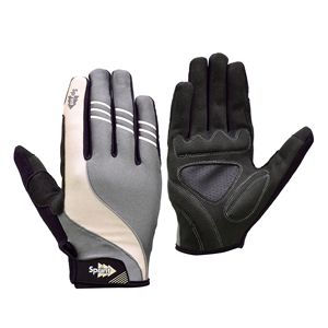 Gants de cyclisme noirs à doigts entiers, respirants, antidérapants, avec paume en gel, pour le vélo et les sports de plein air - Product Image 2
