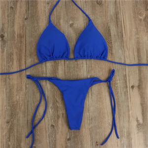 Conjunto de Bikini de Tres Piezas Brillante y Sexy 2026, Diseño sin Espalda, Traje de Baño Moderno para Mujer - Product Image 5