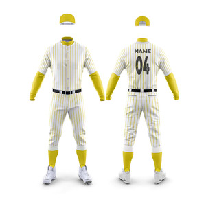 Proveedor de Uniformes de Béisbol Personalizados OEM, Entrega Rápida, Uniforme de Béisbol de Tela Resistente, Ropa Deportiva para Equipos - Product Image 1