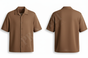 Chemises habillées décontractées à manches courtes boutonnées sur mesure, motif rayé personnalisé, confortables et élégantes pour l'été – Vente en gros - Product Image 5