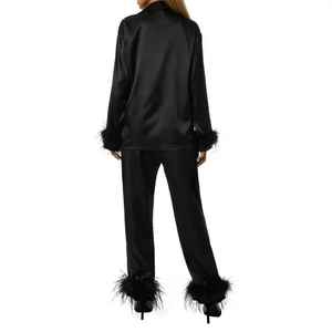 Conjunto de pijama de 2 piezas para mujer, hecho en Pakistán, camisón azul y traje de dormir para mujer - Product Image 4