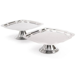 High Quality Stainless Steel <b>Cake</b> Stand With Decorative Gold Brass Handle Metal Dessert Display Stand For <b>Weddings</b> Parties Use - Product Image 4