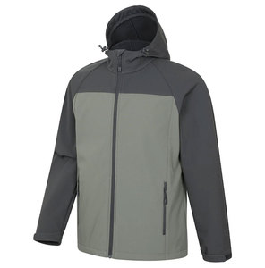 Premium Quality Formal Solid Unisex Softshell Jacket Waterproof Windproof Hooded Warm Wear Resistant for Outdoor Activities - Product Image 2