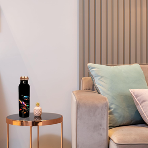 Botella de Cobre de 1000 ml con Diseño Impreso Único, Beneficios para la Salud, a Prueba de Fugas, para Hogar y Oficina, Bebedero de Cobre Exclusivo - Product Image 1