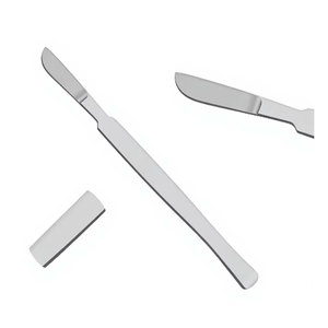 Bisturí de disección de 6 pulgadas con hoja fija y mango plano, instrumento quirúrgico médico de precisión, acero inoxidable reutilizable para anatomía. - Product Image 1