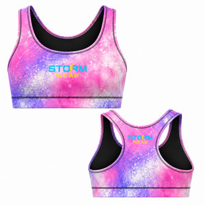 เสื้อชั้นในโยคะผู้หญิงแบบระบายอากาศได้ดี แข็งแรง ทนทาน สีสันสดใส เหมาะสำหรับออกกำลังกาย ฟิตเนส ครอปท็อป ชีท็อป ออกกำลังกายแบบไหล่เดียว มีไซส์พลัส - Product Image 2