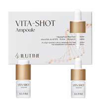 Sérum éclaircissant anti-rides à l'alpha-arbutine, vitamine C stabilisée, acide hyaluronique, ampoule liquide pour l'amélioration du teint du visage