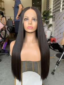 Extensions de cheveux humains vierges Remy vietnamiens Super Double Drawn, lisses et soyeux, à trame unique, lot de 100g, cheveux vietnamiens bruts, toutes couleurs - Product Image 6