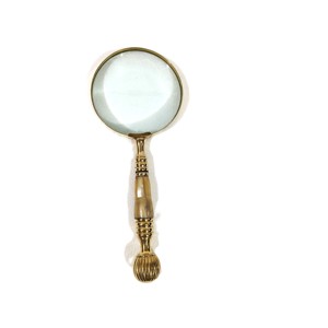 Ensemble cadeau de bureau en laiton avec loupe et ouvre-lettre, thème nautique - Product Image 5