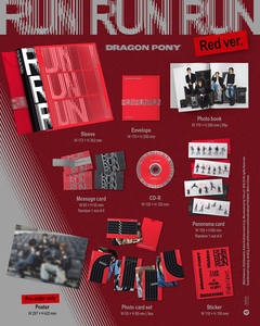 Dragon Pony-[Run Run Run] อัลบั้ม Kpop 3RD ขายดีที่สุดในเกาหลี - Product Image 5