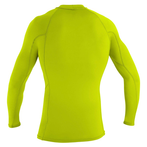 Rashguard de compression à manches longues pour homme, coupe ajustée, 100 % coton, séchage rapide, pour la gym et l'entraînement sportif - Product Image 4